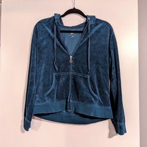 NY&CO full-zip velour hoodie